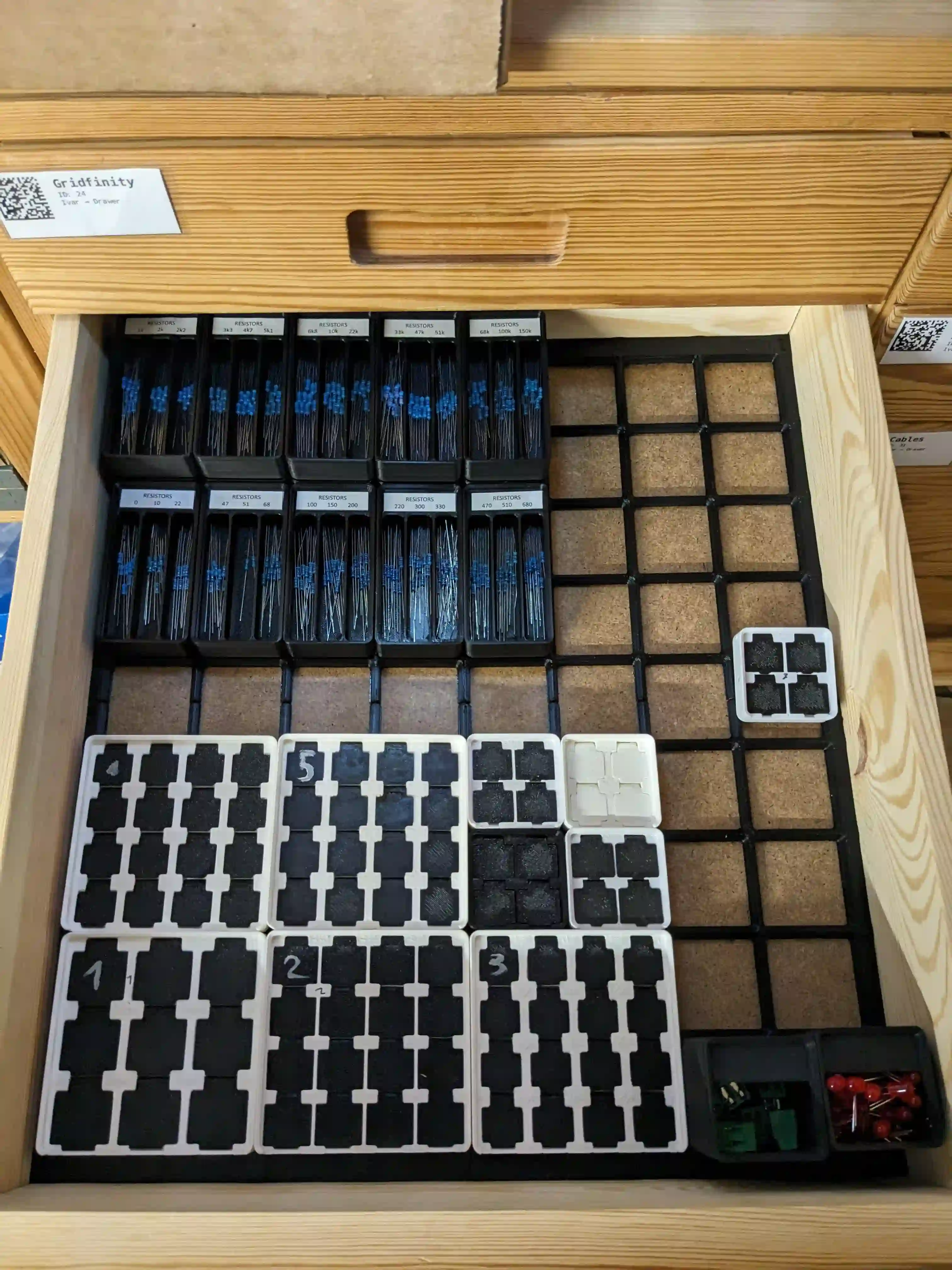 Picture of my electronics drawer