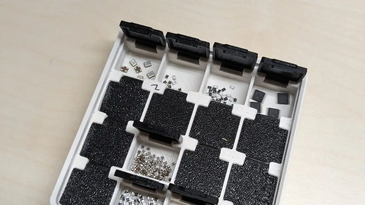 A picture of the 8Bit adder PCB.